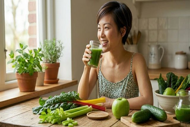Ngày nào cũng uống nước ép rau xanh có tác dụng và hạn chế gì?